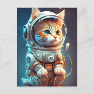 Carte Postale Chat Cosmic Kitty