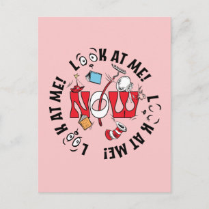 Carte Postale Chat dans le Casquette   Regarde-Moi ! Regarde-Moi