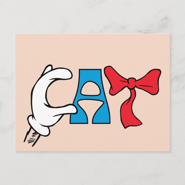 Carte Postale Chat dans le Casquette | Texte de la pièce (Devant)