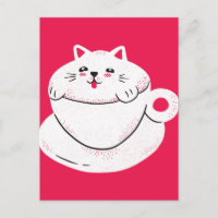 Chat dans une tasse à thé
