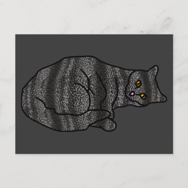 Carte Postale Chat de Chameleon (Devant)