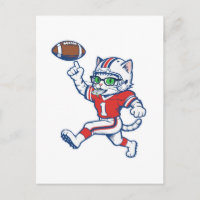 Chat de foot drôle