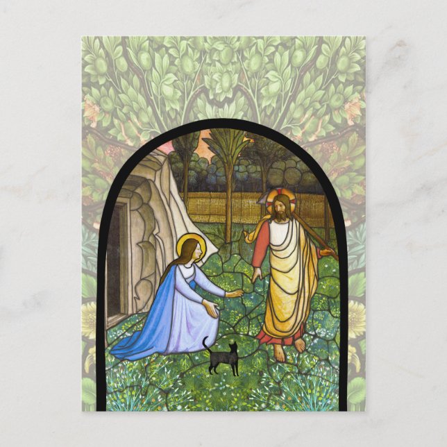 Carte Postale Chat de Fra Angelico (2) (Chat de Yeshua) (Devant)