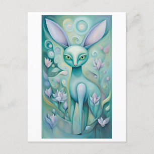 Carte Postale Chat de Lièvre