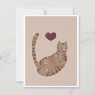 Carte Postale Chat de Postcard