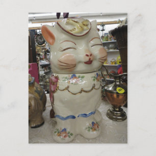 Carte Postale Chat de style japonais