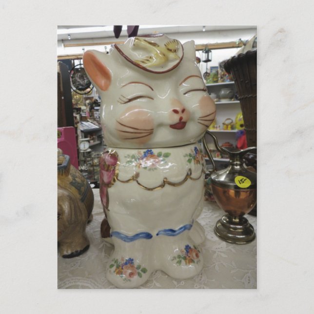 Carte Postale Chat de style japonais (Devant)