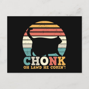 Carte Postale Chat d'Halloween Vintage amusant