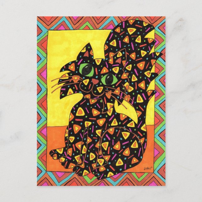 Carte Postale Chat d'Oaxacan (Devant)