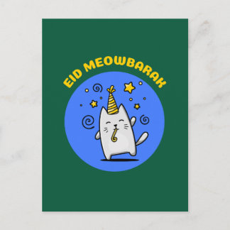 Carte Postale Chat drôle d'Eid