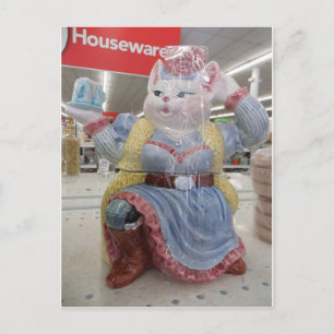 Carte Postale Chat En Robe