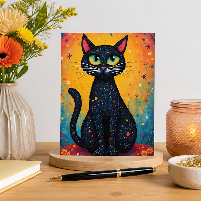 Carte Postale Chat Fantaisiste  (Créateur téléchargé)