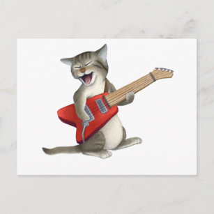 Cadeaux Chat Jouant La Guitare Zazzle Fr