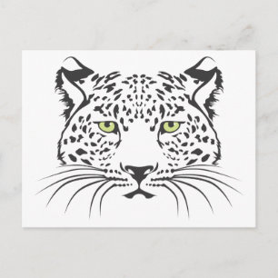 Carte Postale Chat léopard