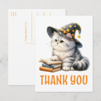Chat Merci Kitten Sorcière Halloween livre amour