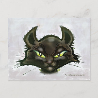 Carte Postale Chat noir