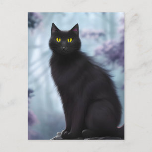 Carte Postale Chat noir