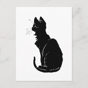 Carte Postale Chat noir, Alexandre Steinlen