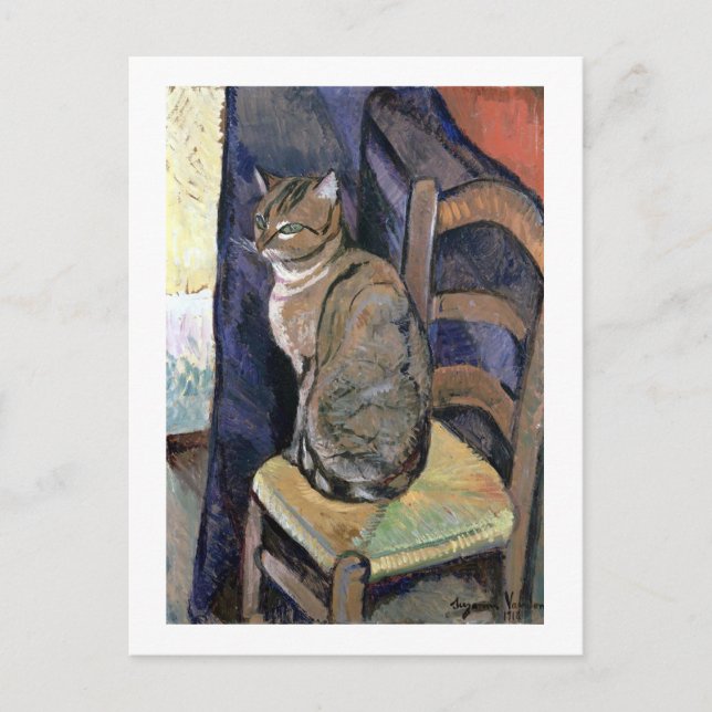 Carte Postale Chat, Suzanne Valadon (Devant)
