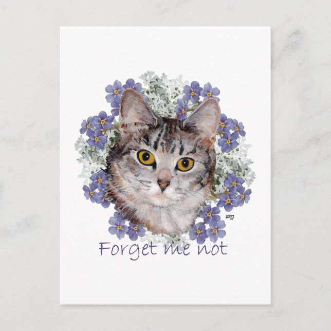 Carte Postale Chat Tigre Mémorable (Devant)