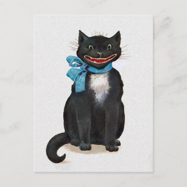 Carte postale Chat vintage (Devant)