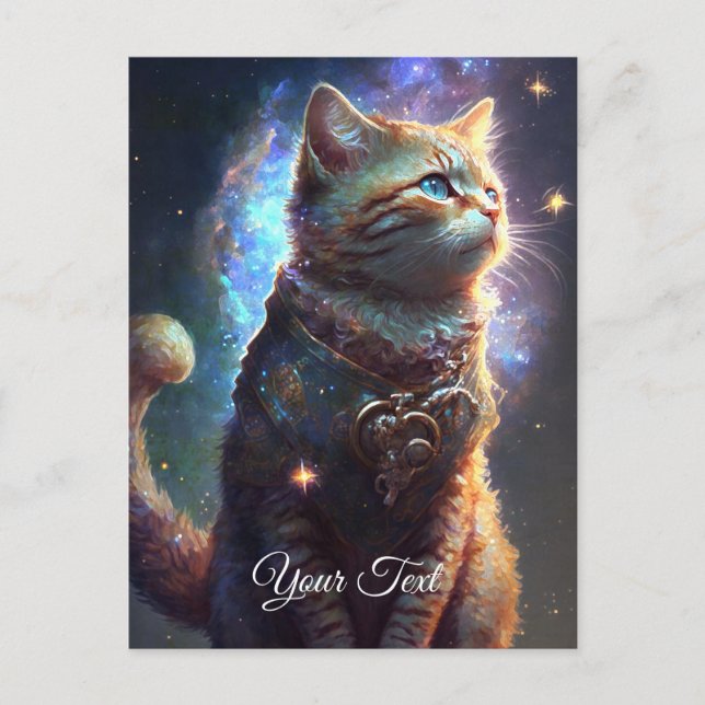 Carte Postale Chat Watcher. (Devant)