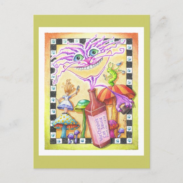 Carte Postale CHAT WorCHESHIRE (Devant)