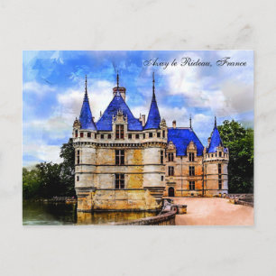 Carte Postale Château Azay le Rideau, Vallée de la Loire, France