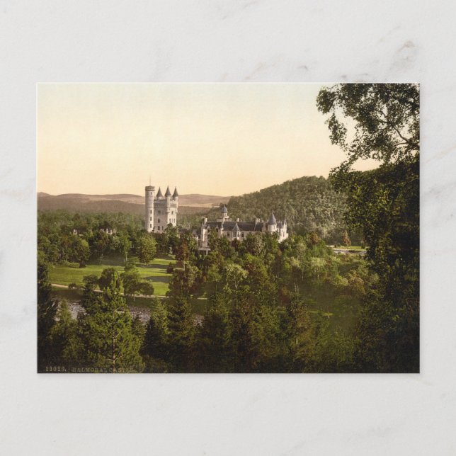 Carte Postale Château Balmoral, Royal Deeside, Écosse (Devant)
