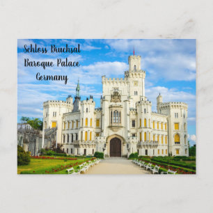 Carte Postale Château Baroque de Bruchsal – Allemagne