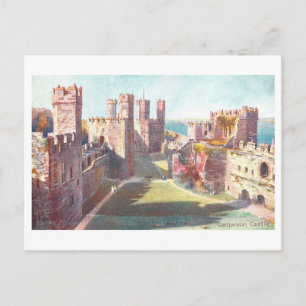 Carte Postale Château Carnarvon vintage