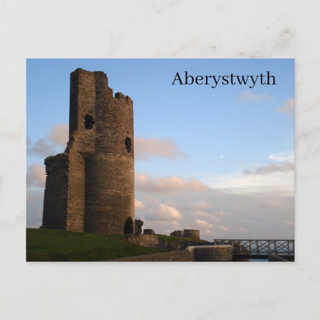 Carte Postale Château d'Aberystwyth (Devant)
