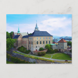 Carte Postale Château d'Akerhaus à Olso, Norvège
