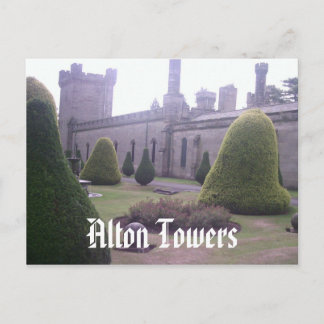 Carte Postale Château d'Alton Towers