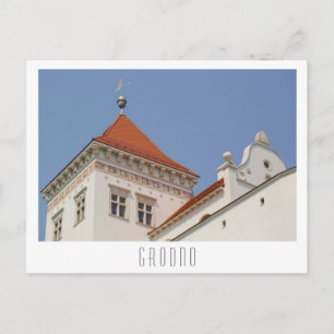 Carte Postale Château d'architecture de Grodno Belarus