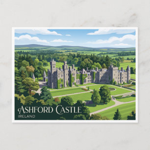 Carte Postale Château d'Ashford Cong Irlande