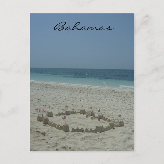 Carte Postale château de bahamas (Devant)