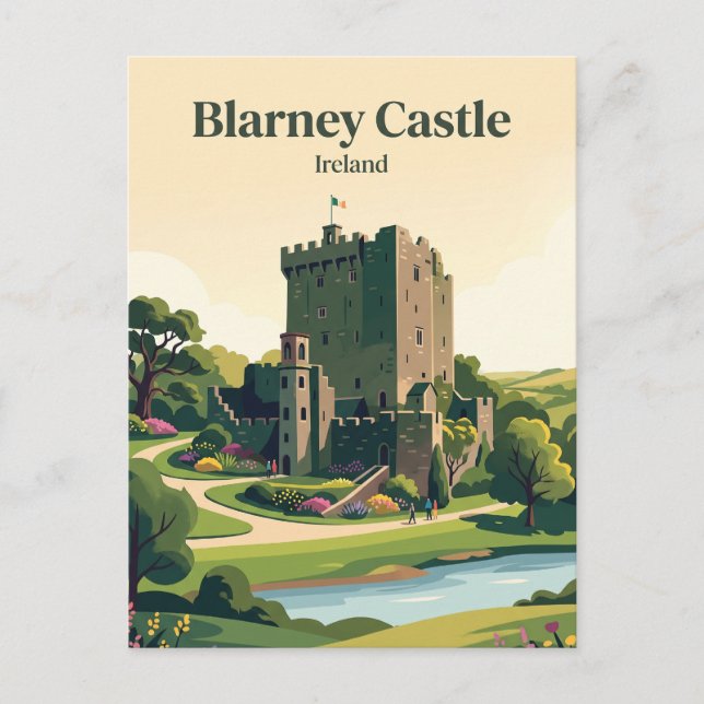 Carte Postale Château de Blarney Irlande (Devant)