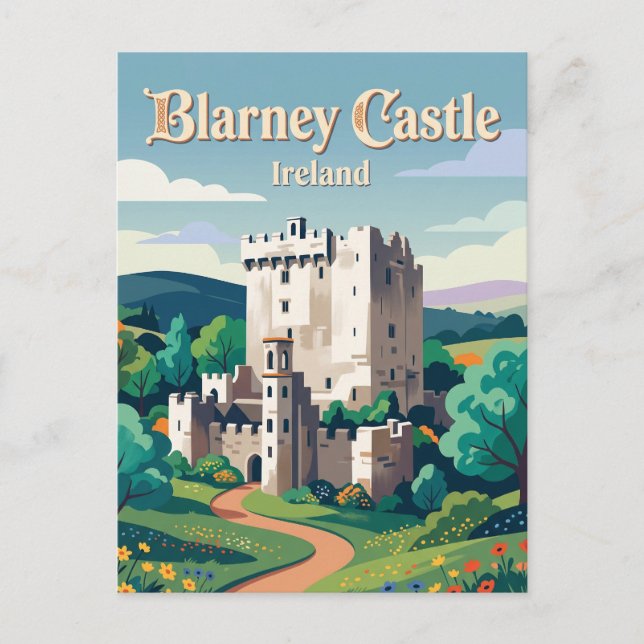 Carte Postale Château de Blarney Irlande (Devant)