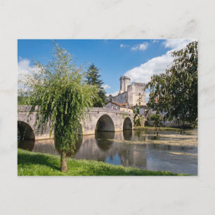 Carte Postale Château de Bourdeilles et Pont de Pierre, France