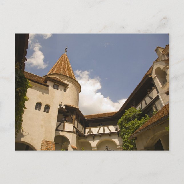 Carte Postale Château de Bran du 13e siècle (château de Dracula) (Devant)