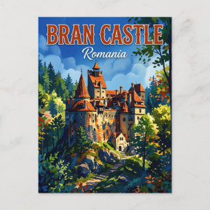 Carte Postale Château de Bran Roumanie