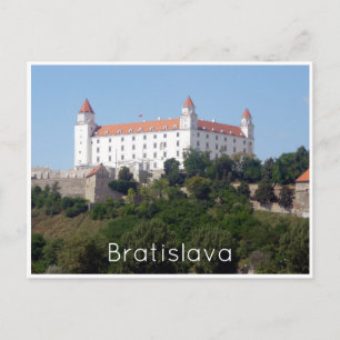 Carte Postale château de bratislava blanc