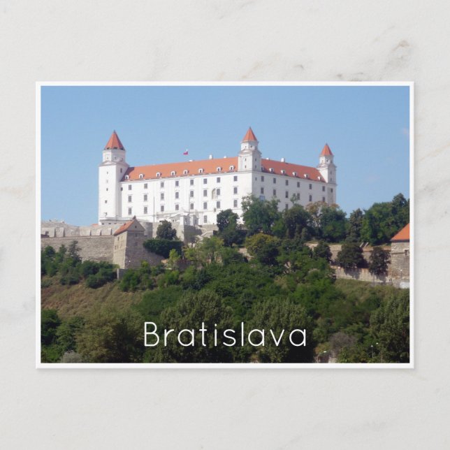 Carte Postale château de bratislava blanc (Devant)