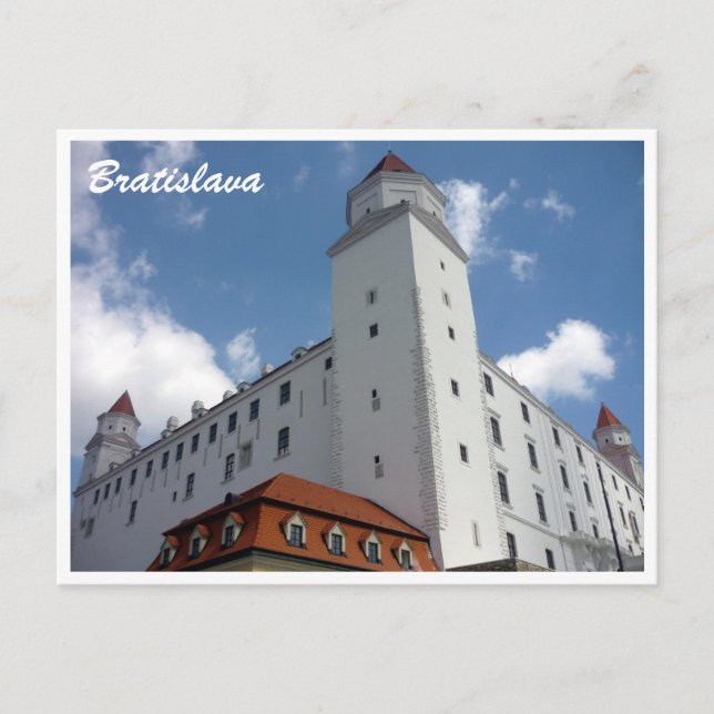 Carte Postale château de bratislava slovaquie frontière (Devant)