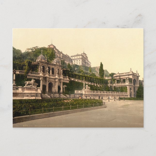 Carte Postale Château de Buda, Budapest, Hongrie (Devant)