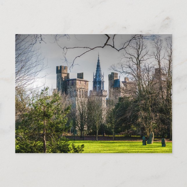 Carte Postale Château de Cardiff (Devant)