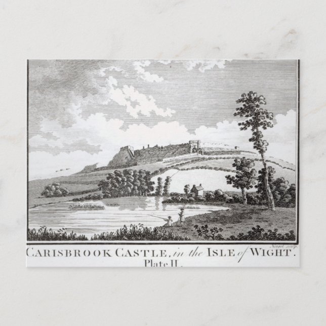 Carte Postale Château de Carisbrook, dans l'île de Wight (Devant)