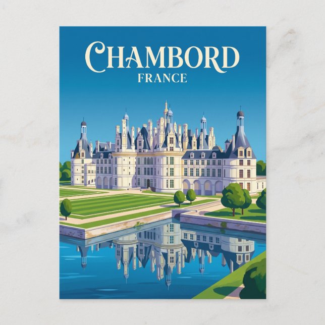 Carte Postale Château de Chambord France (Devant)