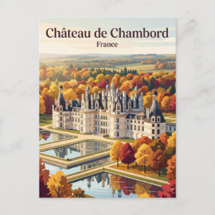 Carte Postale Château de Chambord, Vallée de la Loire France